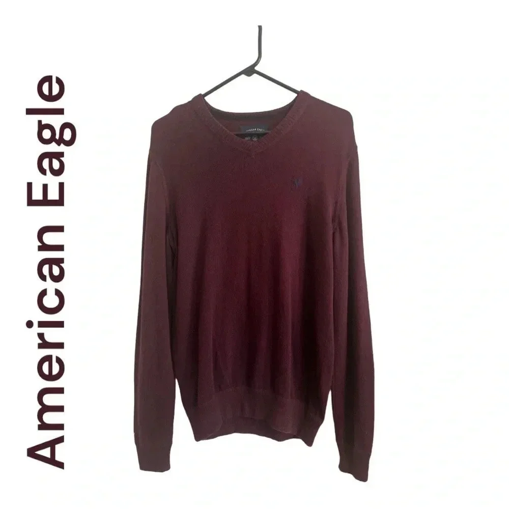 American Eagle V‎ Neck Long Sleeves Sweater Small/Petite